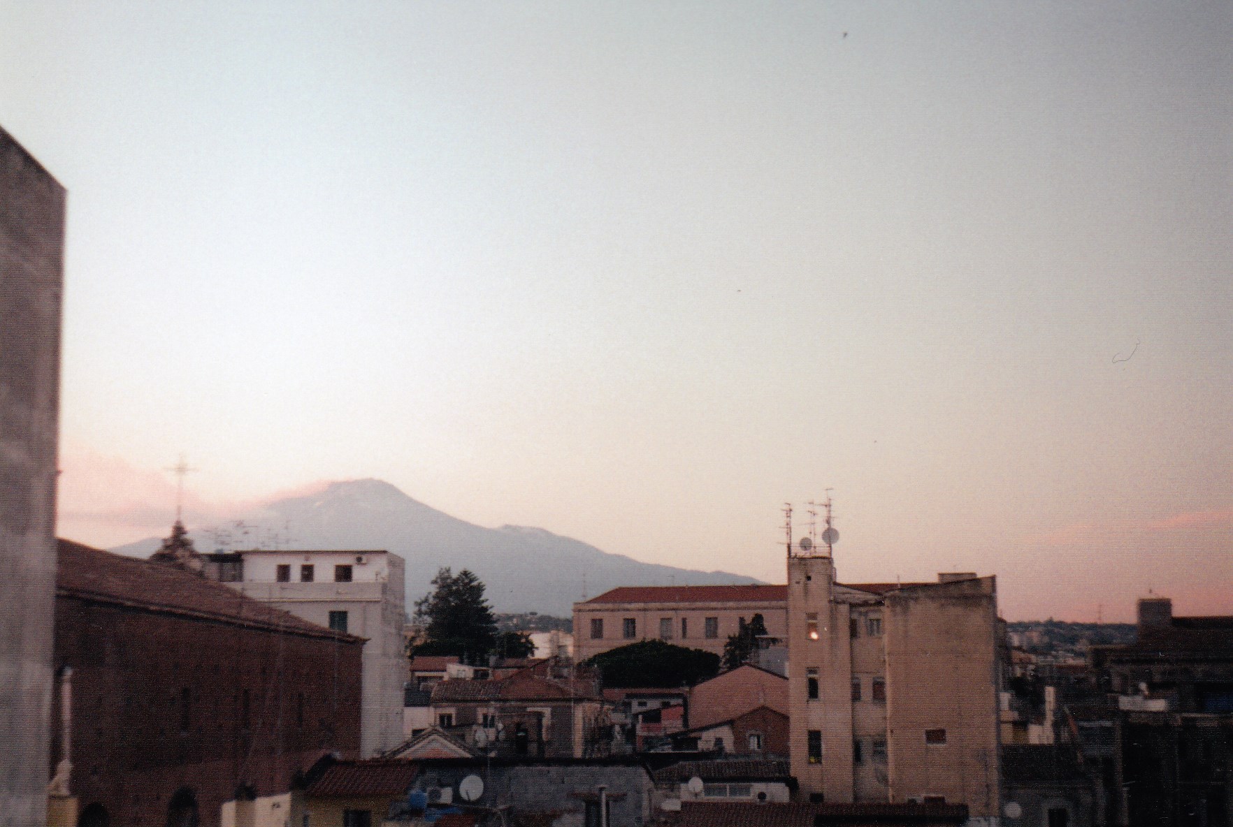 Výhled na Etnu, Catania